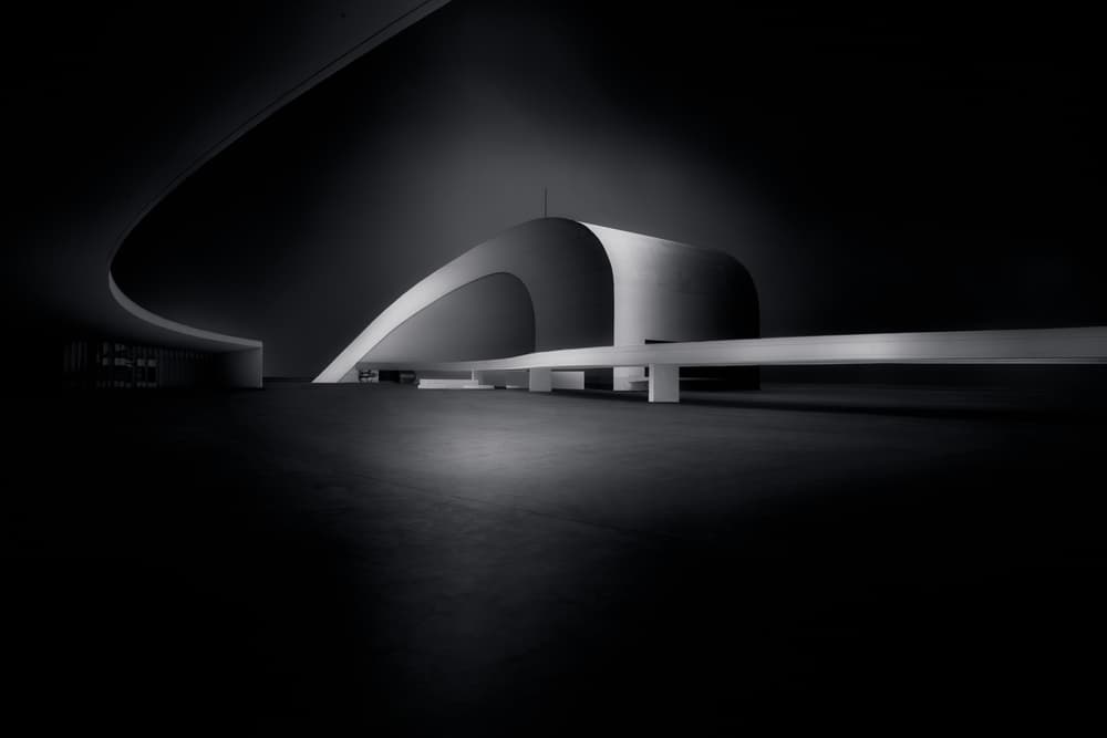 Modern Architectural Curves by Olavo Azevedo — canvas wall art