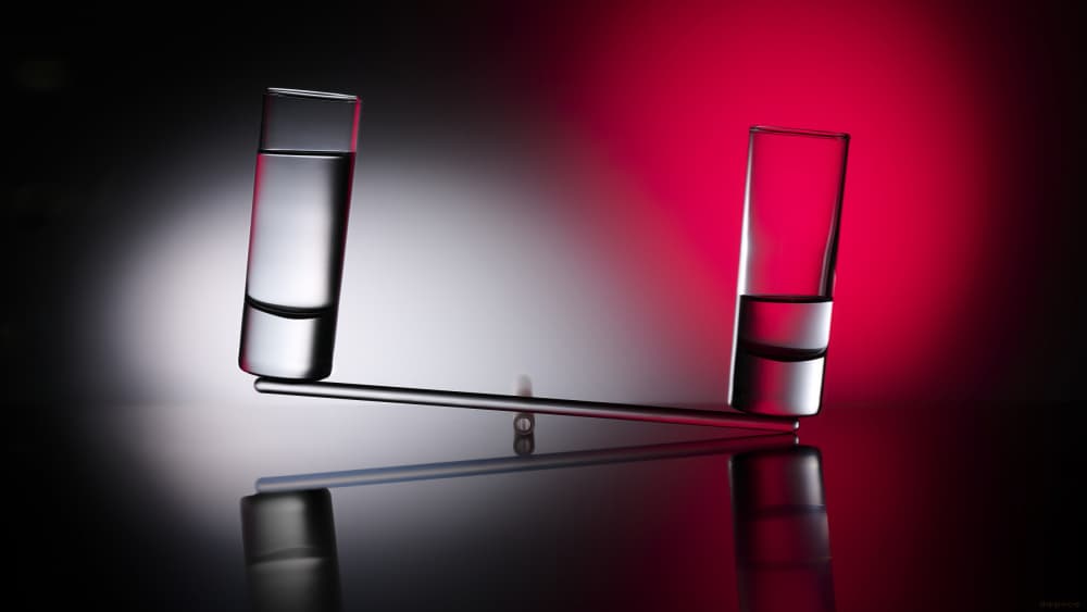 Elegant Liquid Balance by Drazen Sokac — canvas wall art