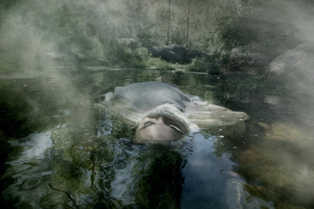 Ethereal Floating Figure by Olga Mest — canvas wall art