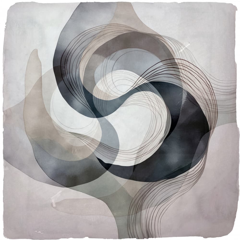 Flowing Abstract Curves by cartissi — canvas wall art
