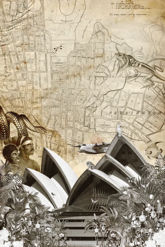 Sydney Opera House Adventure by Simon Goggin — canvas wall art