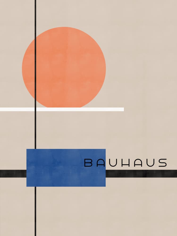 Modern Abstract Geometry by Anne-Marie Volfova — canvas wall art