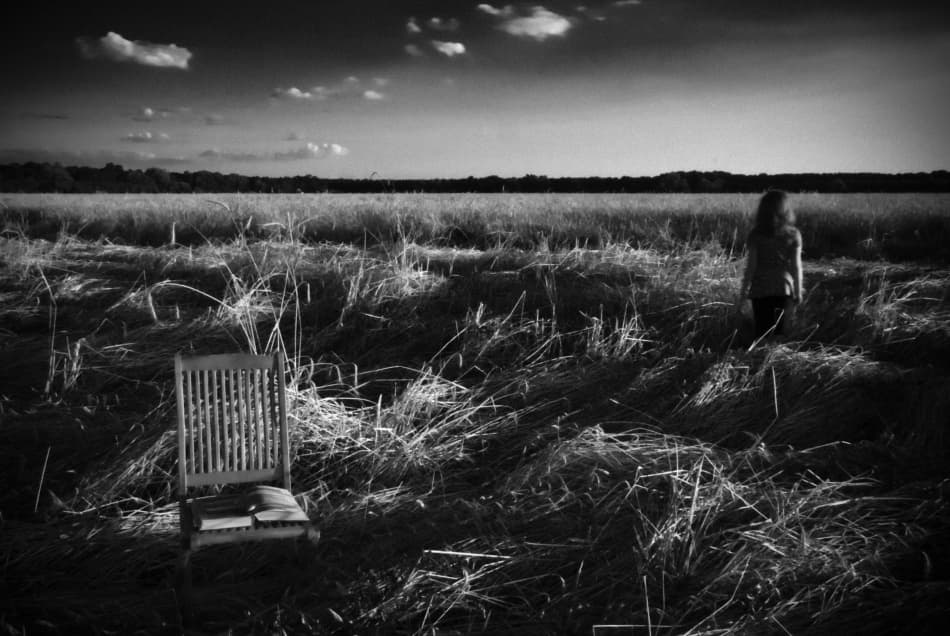Lonely Girl Empty Chair by Codrin Lupei — canvas wall art