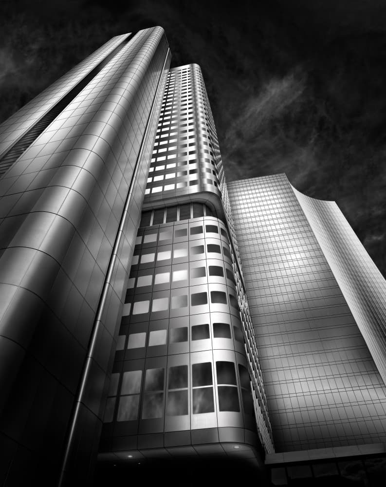 Modern City Reflections by jordiegeatorrent — canvas wall art
