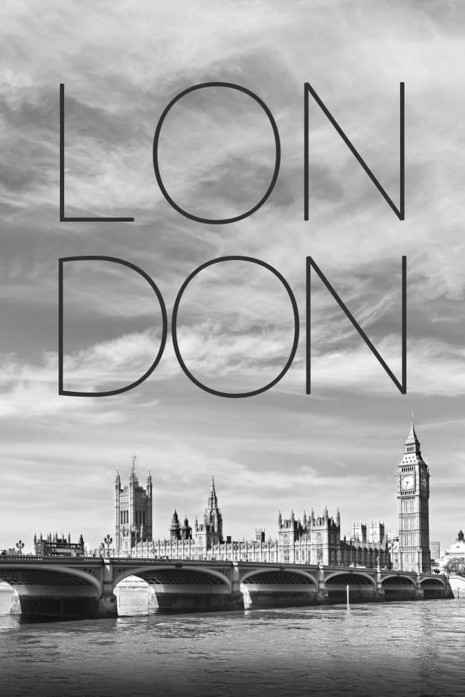London Big Ben by Melanie Viola — canvas wall art