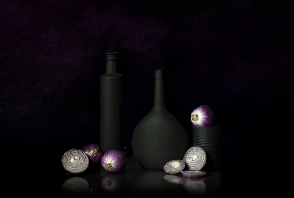 Red Onion Still Life by Juan Antonio Palacios — canvas wall art