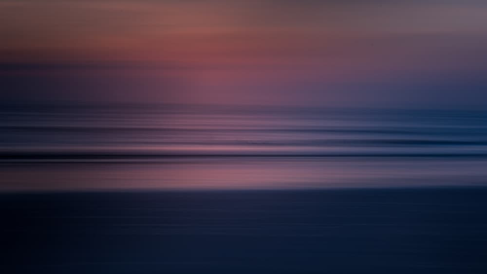 Abstract Ocean Sunset by Ina Bouhuijzen — canvas wall art