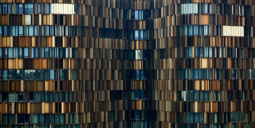 Dynamic Urban Facade by Roberto Merlino — canvas wall art
