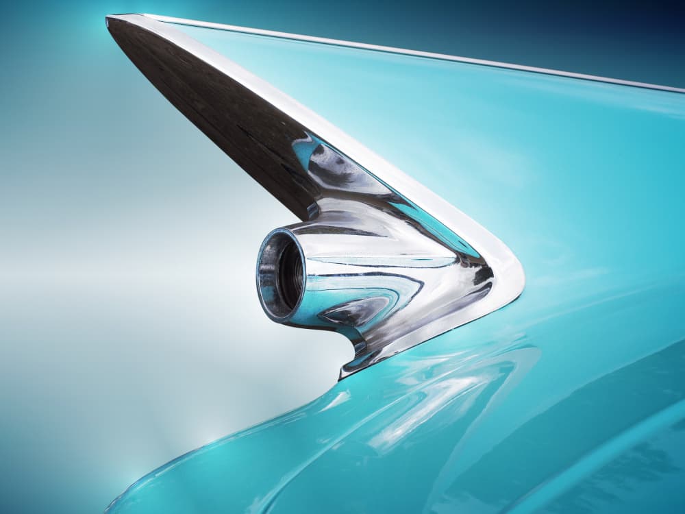 Classic Car Tail Fin by Beate Gube — canvas wall art