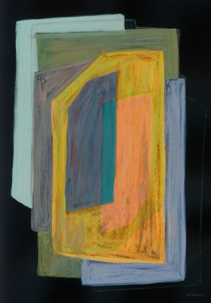 Chalk and Shapes 2 by Mareike Böhmer — canvas wall art