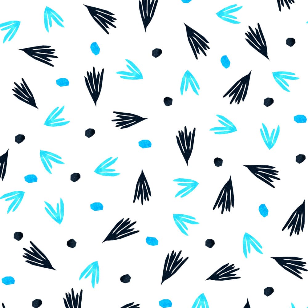 Playful Scattered Pattern by Michele Channell — canvas wall art