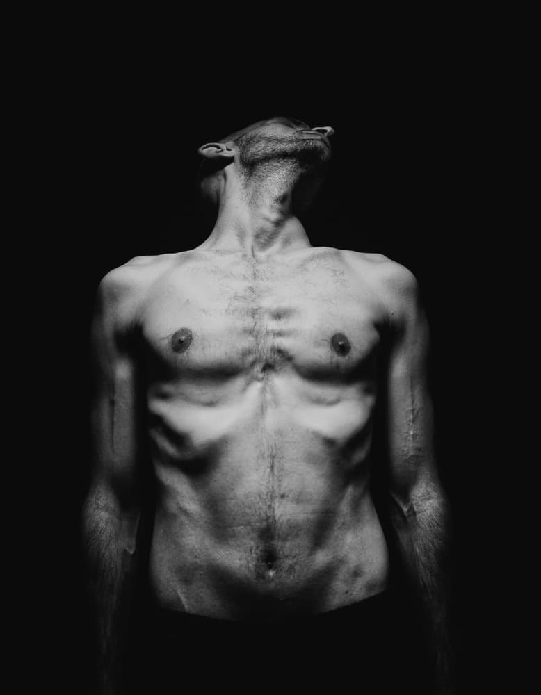 Intense Male Form by Babak Haghi — canvas wall art