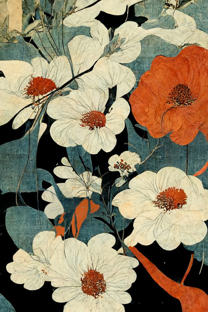 Floral Symphony by Treechild — canvas wall art