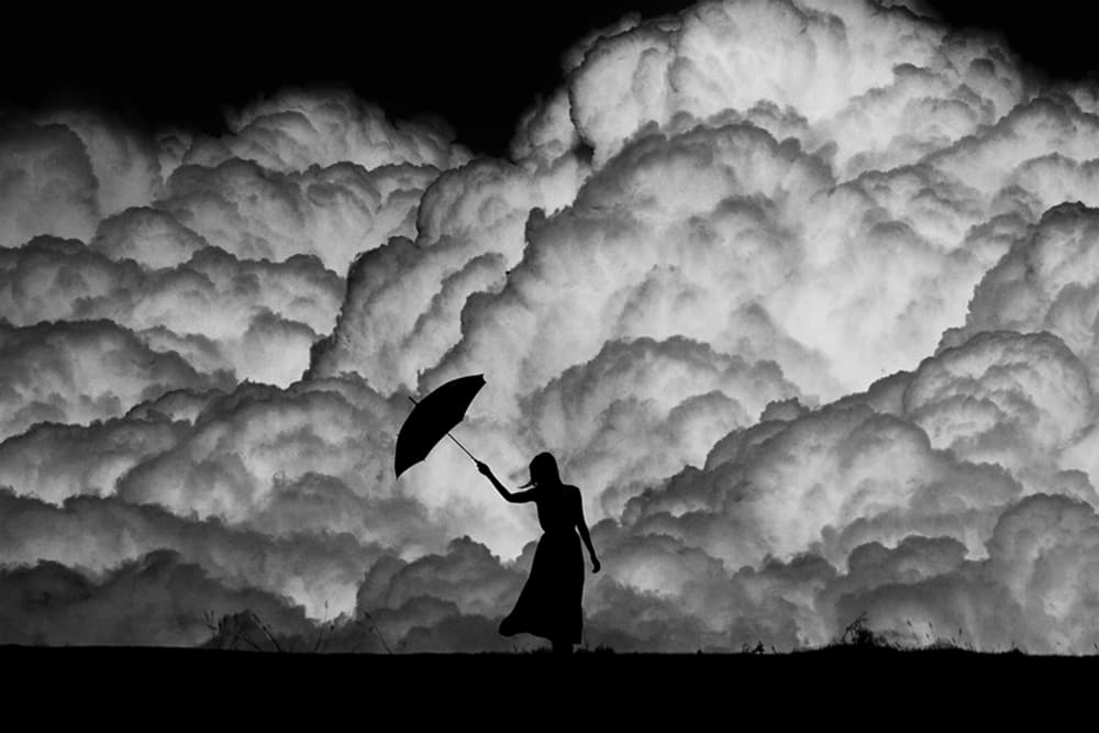 Dramatic Sky Silhouette by Ajie Alrasyid — canvas wall art
