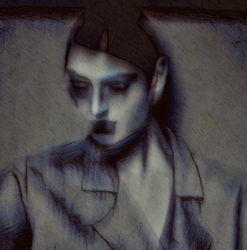 Enigmatic Woman Portrait by Dalibor Davidovic — canvas wall art