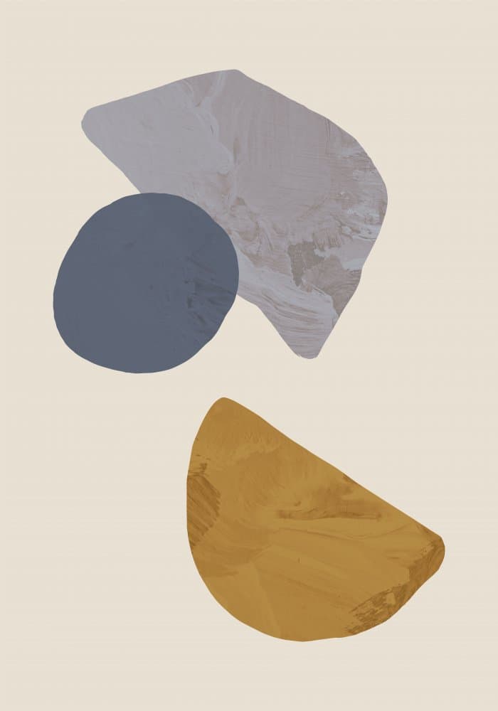 Abstract Earthy Shapes by Pictufy Studio — canvas wall art