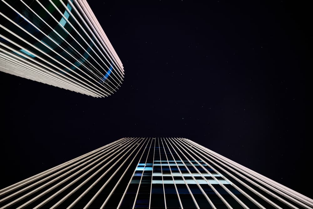 Modern City Stars by Drazen Sokac — canvas wall art