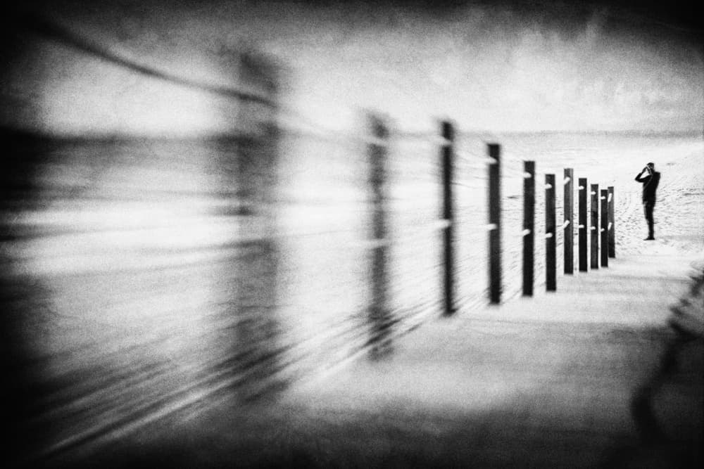 Solitary Figure Horizon by Ina Tänzer — canvas wall art