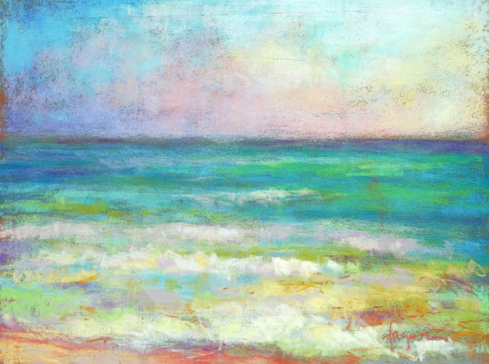 Ocean Hues at Dawn by Dorothy Fagan — canvas wall art