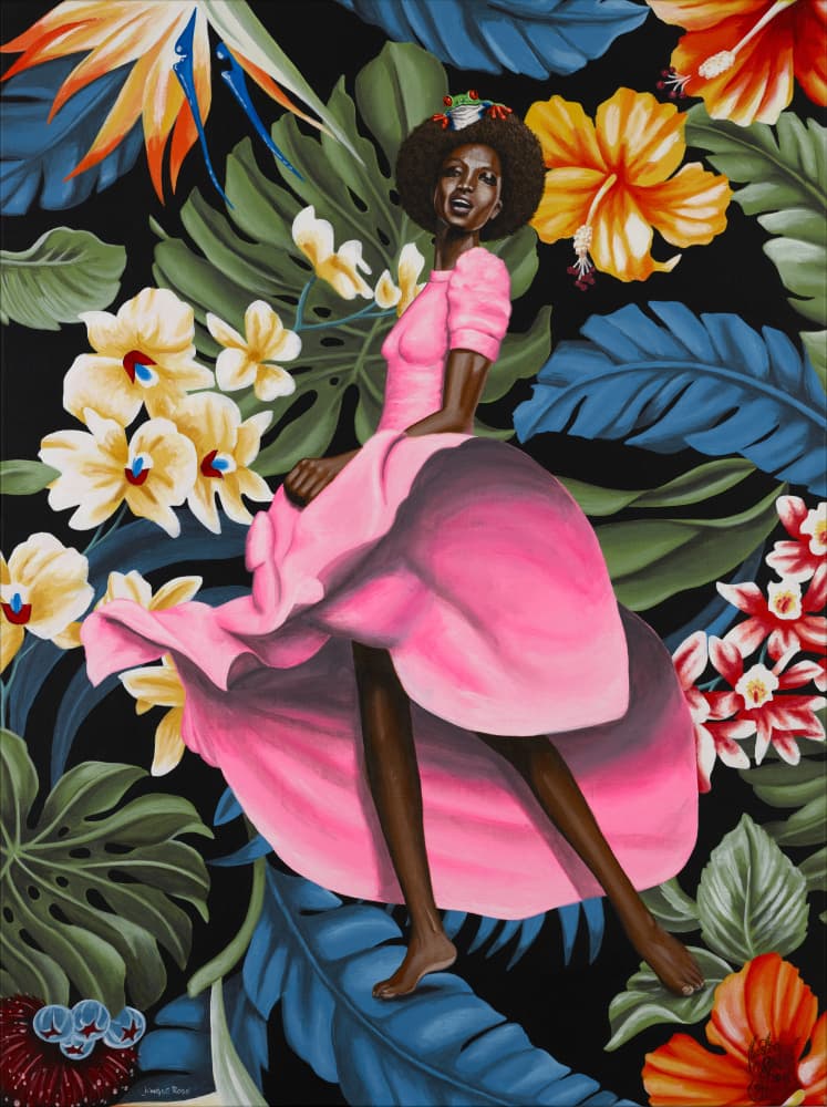Jungle Rose by Christian Beijer — canvas wall art