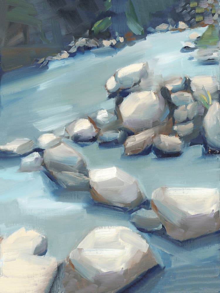 Creek by Jenny Westenhofer — canvas wall art
