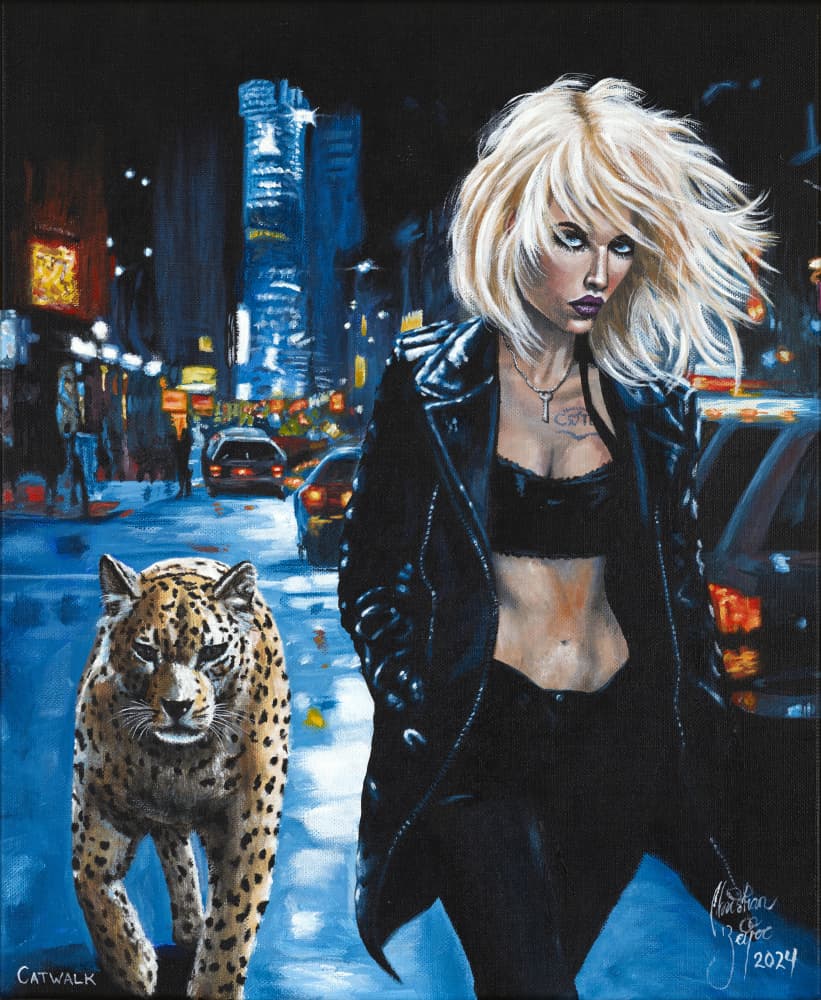 Catwalk by Christian Beijer — canvas wall art