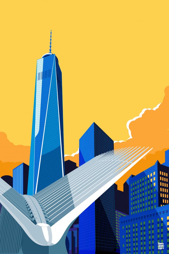 One World Oculus View by Remko Heemskerk — canvas wall art