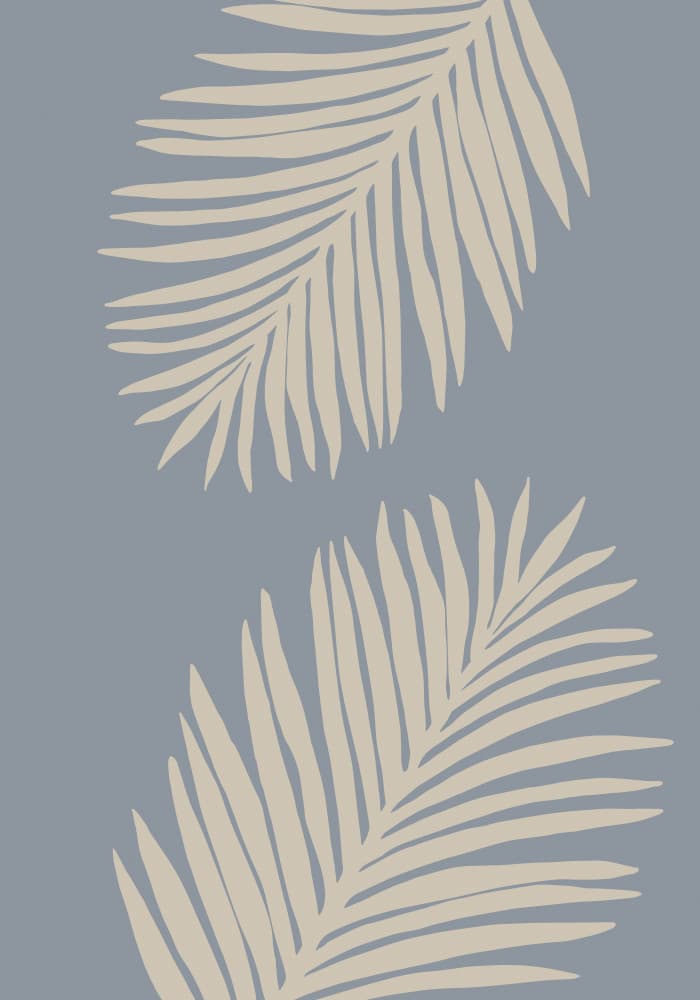 Minimalist Palm Leaves by Pictufy Studio — canvas wall art