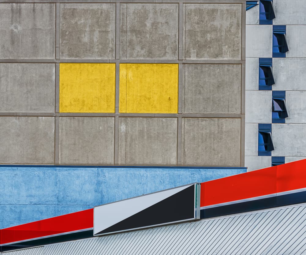 Vibrant Urban Contrast by Wayne Pearson — canvas wall art