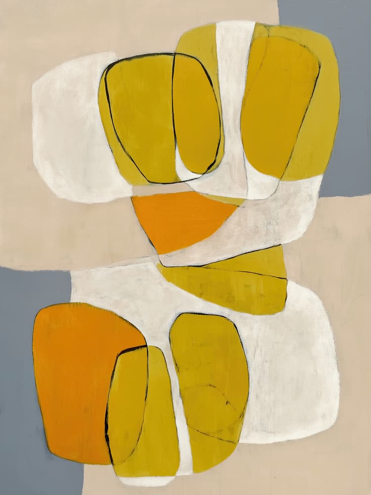 Modern Organic Balance by Nadjaa — canvas wall art