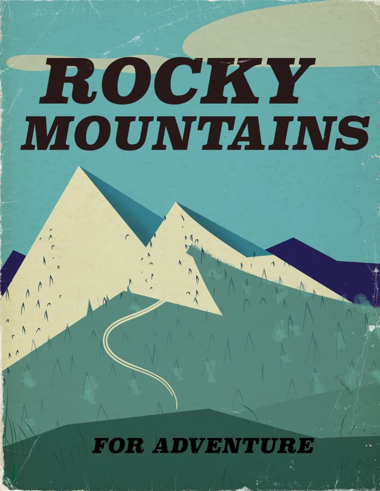 Rocky Mountains Adventure by Nicholas — canvas wall art