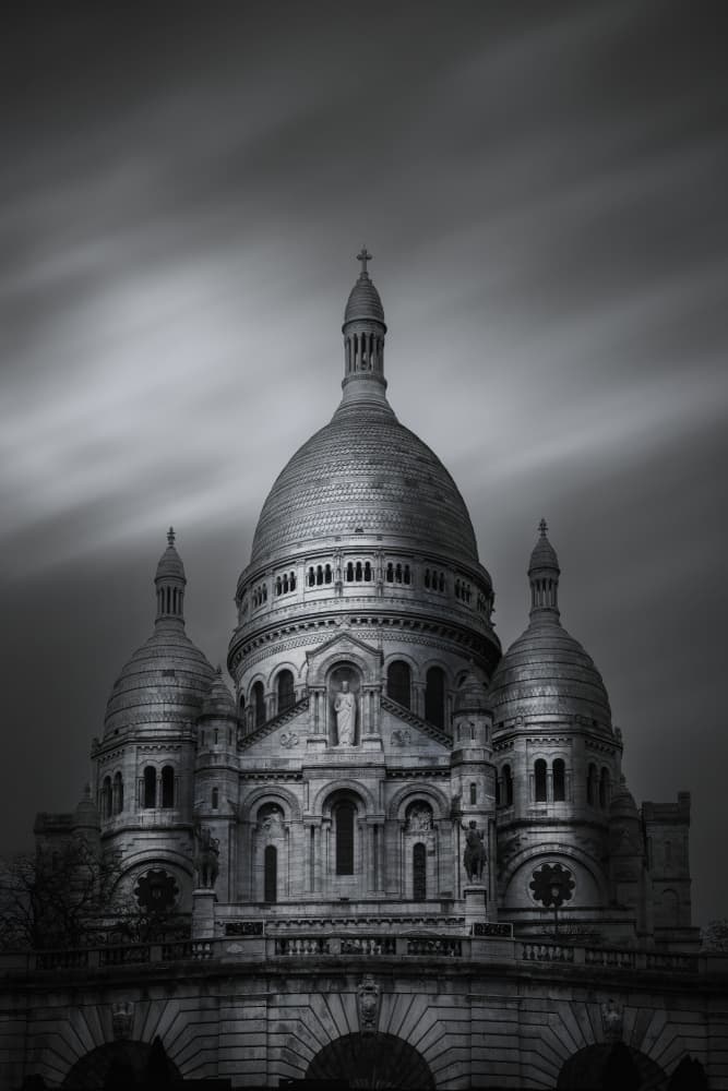 Sacré-Cœur Basilica Paris by Jorge Ruiz Dueso — canvas wall art