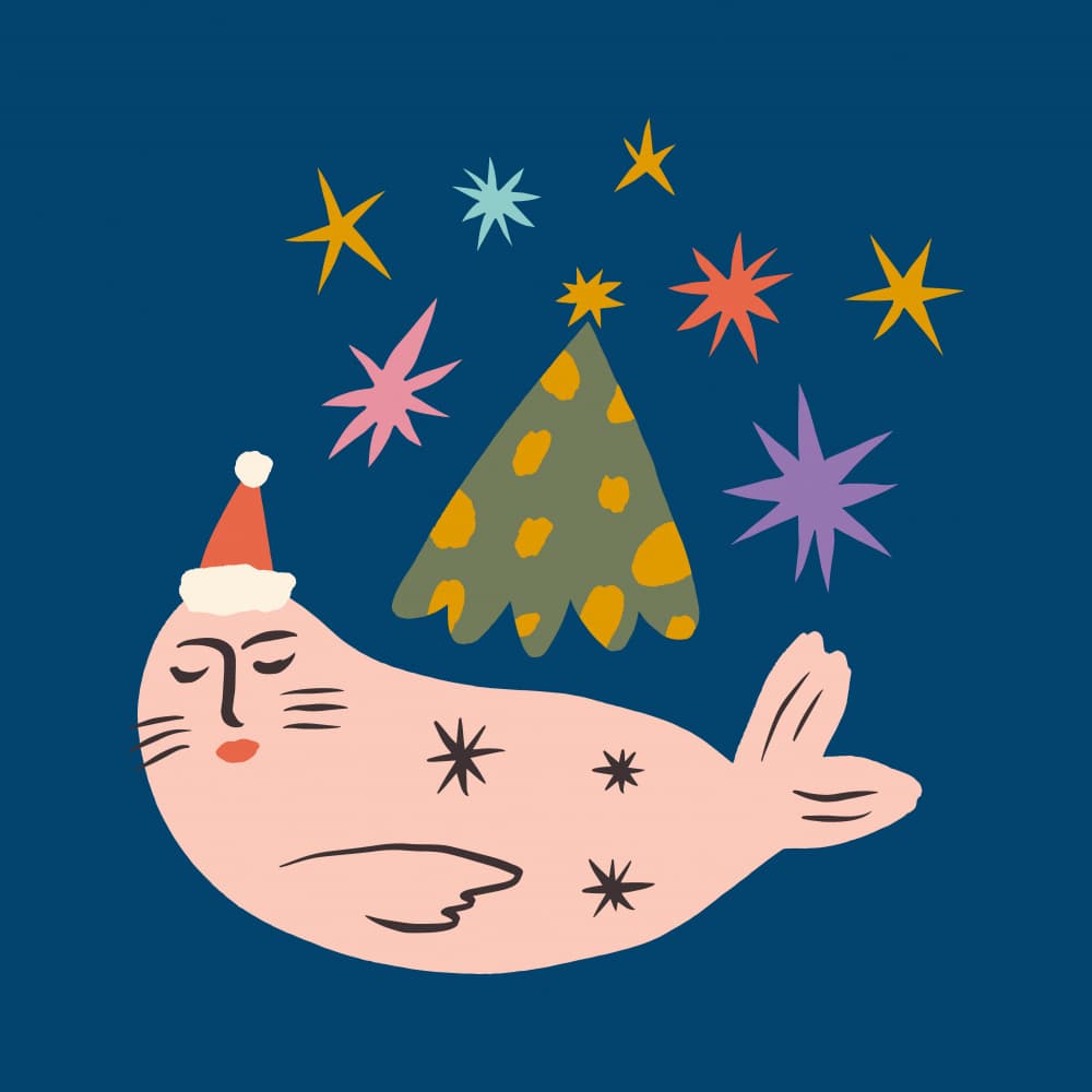 Happychristmasno21 by Treechild — canvas wall art