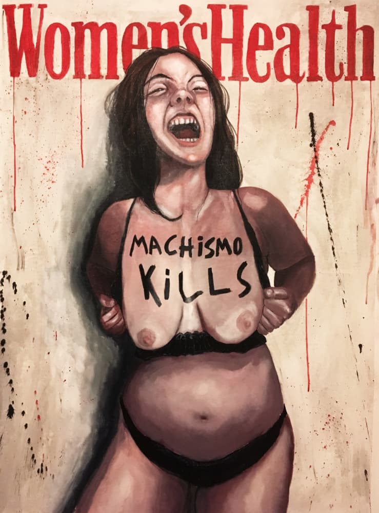 Machismo Kills Protest by Gabriel Grecco — canvas wall art