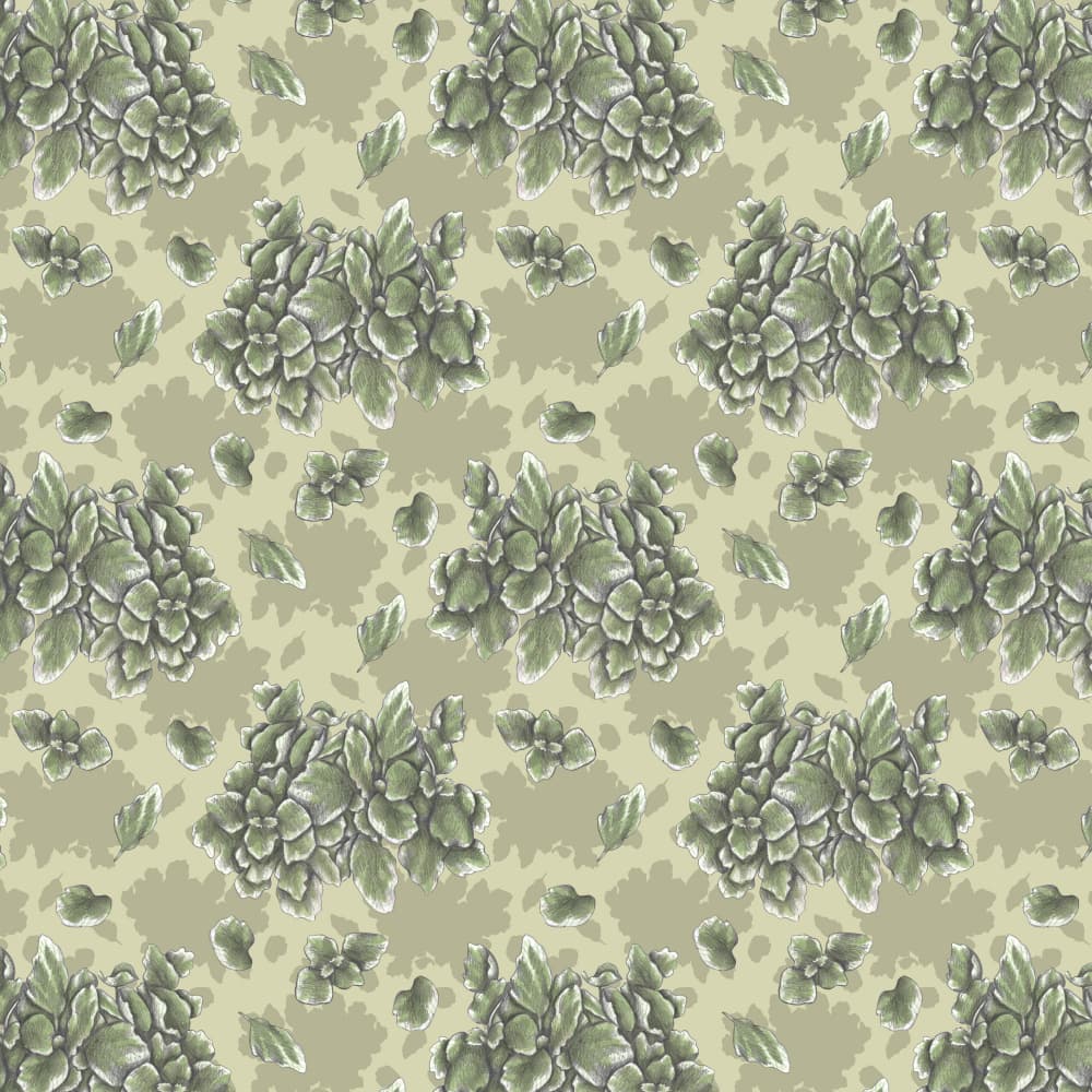 Organic Leafy Pattern by Cecilia Battaini — canvas wall art