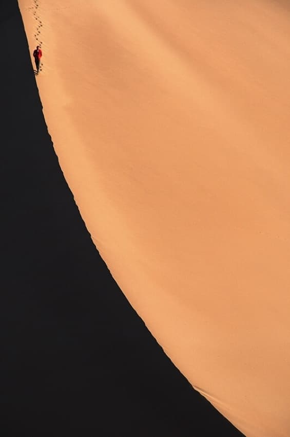 Lone Desert Walker by Arash Karimi — canvas wall art