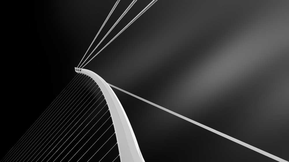 Modern Bridge Lines by Greetje van Son — canvas wall art