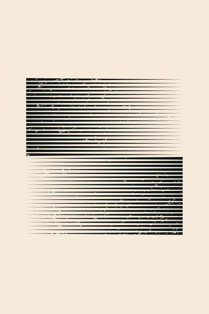 Distressed Gradient Lines by jay stanley — canvas wall art