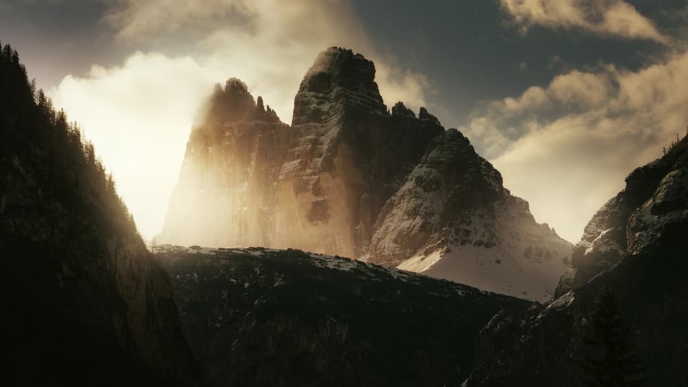 Ethereal Mountain Glow by Juan Pablo de Miguel — canvas wall art