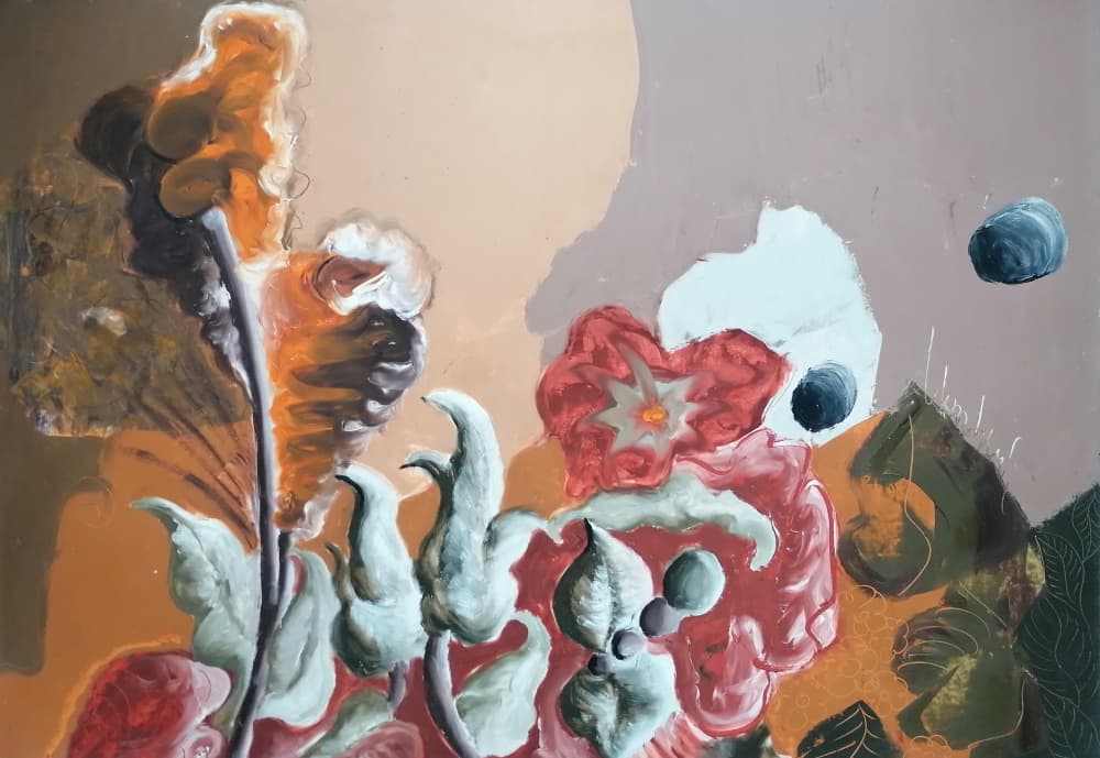 Dreamlike Earthy Blooms by Stefano Mazzolini — canvas wall art