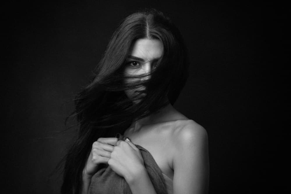 Mysterious Gaze by Mehdi Mokhtari — canvas wall art