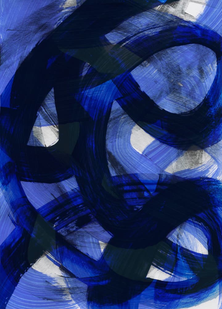 Abstract Brush Strokes 147 by Mareike Böhmer — canvas wall art