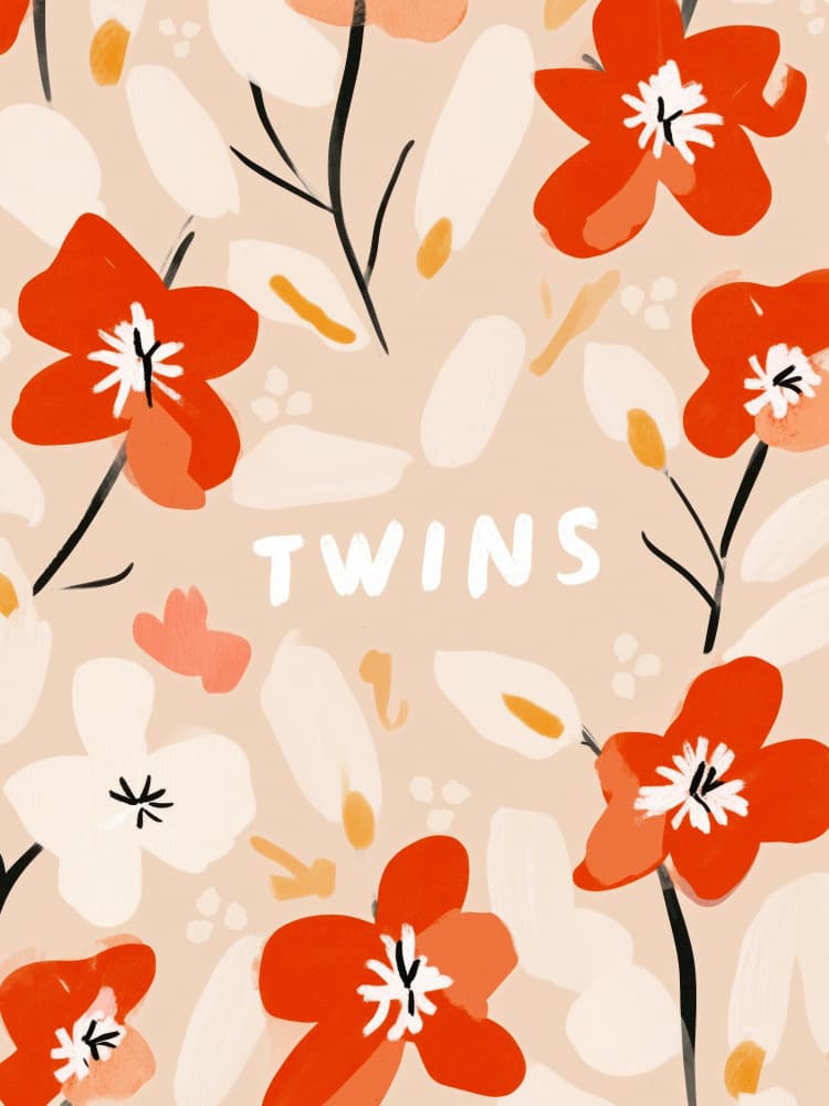 Floral Harmony by Treechild — canvas wall art
