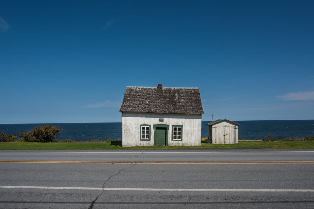 Simple Coastal House by Patrick Dessureault — canvas wall art