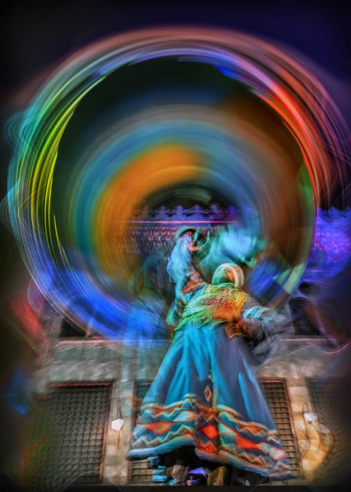 Whirling Dervish Dance by Mohamed Shawki — canvas wall art