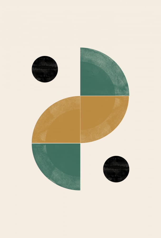 Geometric Harmony by THE MIUUS STUDIO — canvas wall art