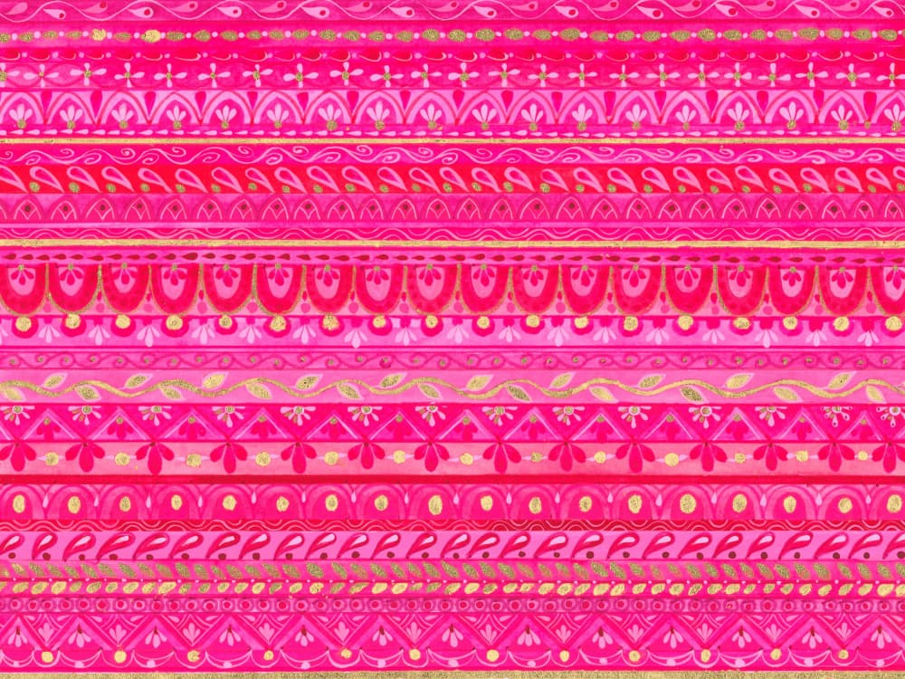 Patterns In Pink by Isabelle Brent — canvas wall art