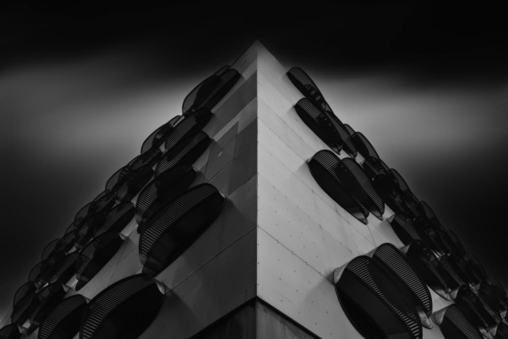 Sleek Geometric Architecture by Adam Dauria ☂ — canvas wall art