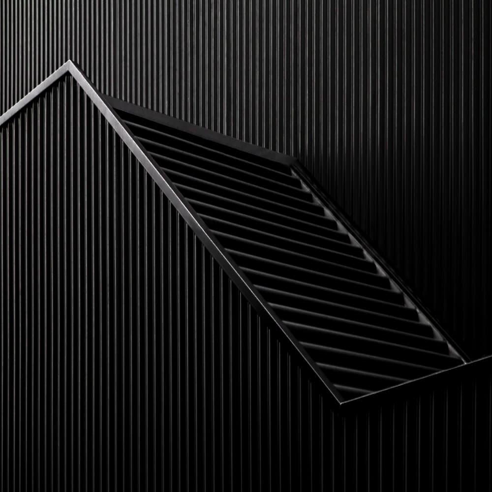 Black Geometric Lines by Gilbert Claes — canvas wall art