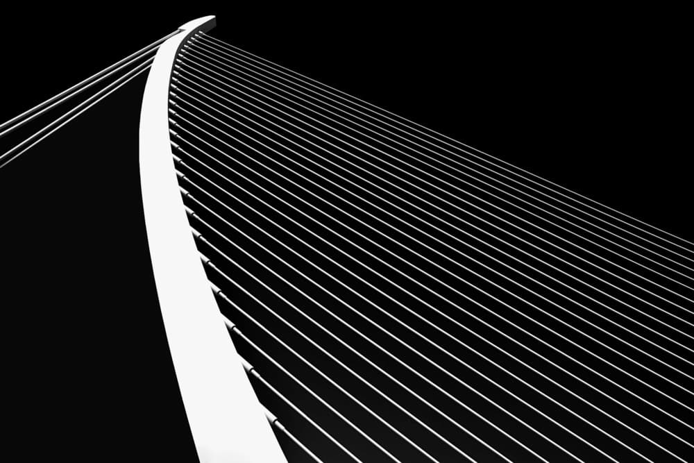 Sleek Cable Architecture by Elena Raceala — canvas wall art